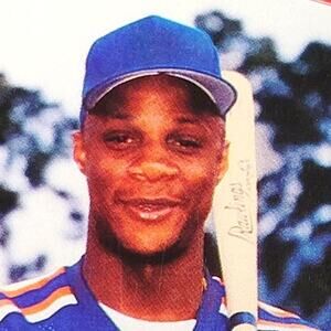 1991 Post Collector Series Darryl Strawberry #7 New York Mets OF Ball Card NM